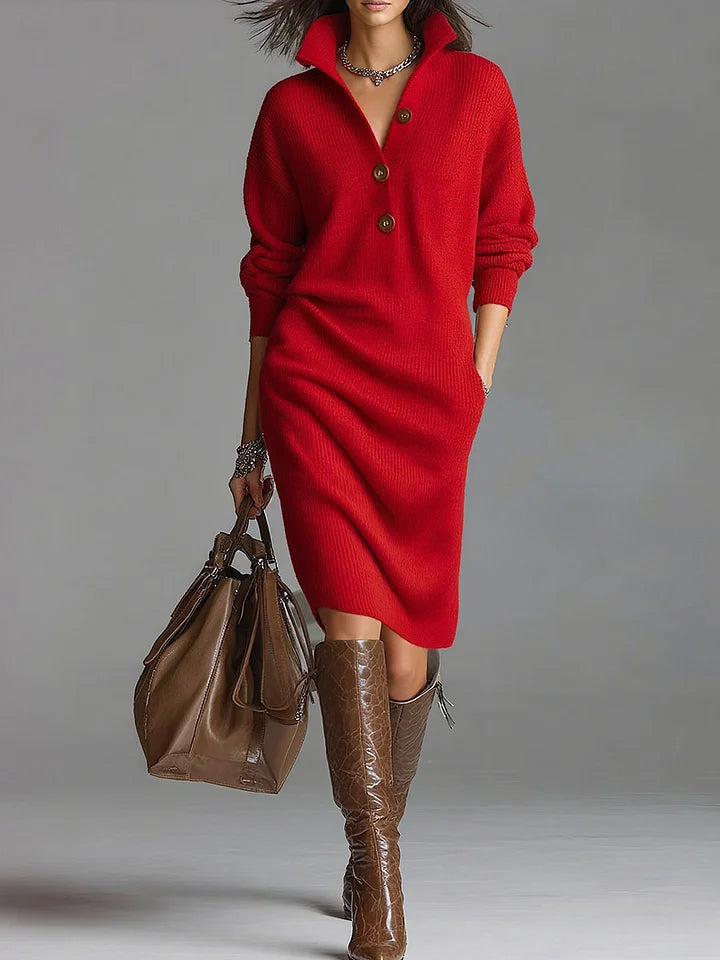 Anna| Elegant Sweater Dress