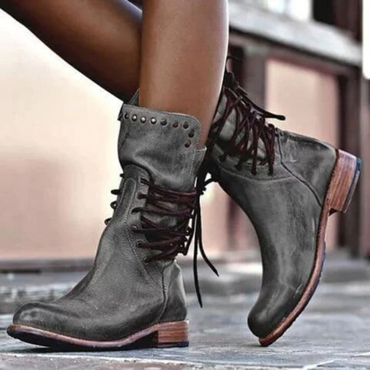 Emily| Vintage Look Boots