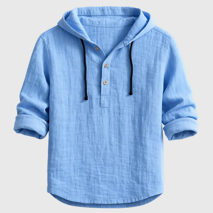 Nathan | Elegant Hooded Shirt
