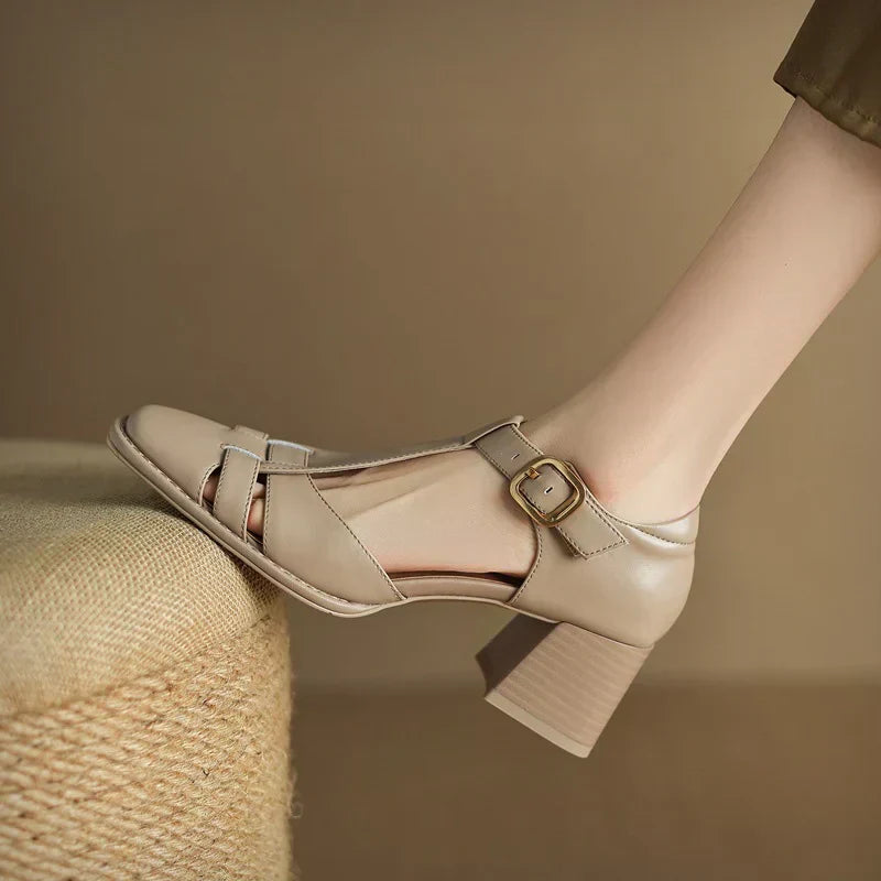 Michela - Square Toe Sandals