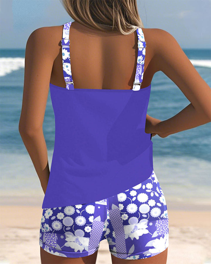 Anna | Tummy Control Supportive Swim Set with Boxer Bottoms