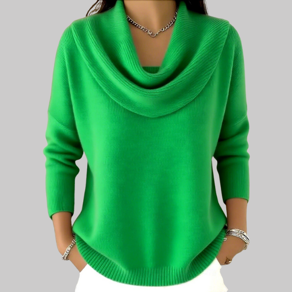 Soft Cowl Neck Sweater