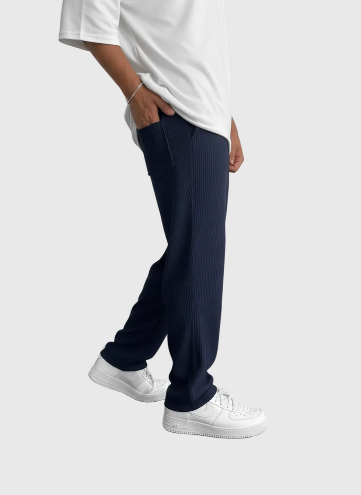 Javier | Relaxed Ribbed Trousers
