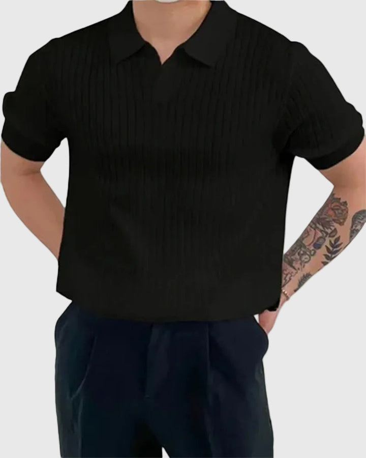 Jaén | Textured Cotton Polo