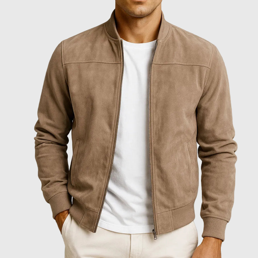 Henry | Elegant Suede Cardigan