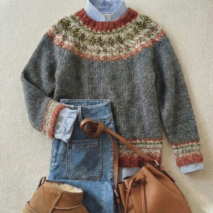 Grace | Heritage Nordic Knit Sweater