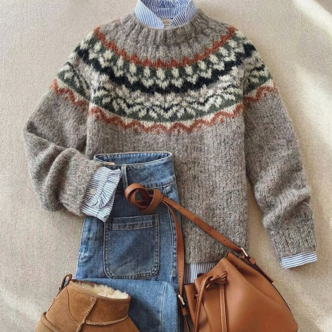 Grace | Heritage Nordic Knit Sweater