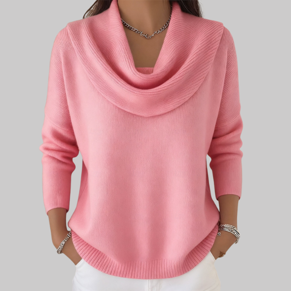 Soft Cowl Neck Sweater