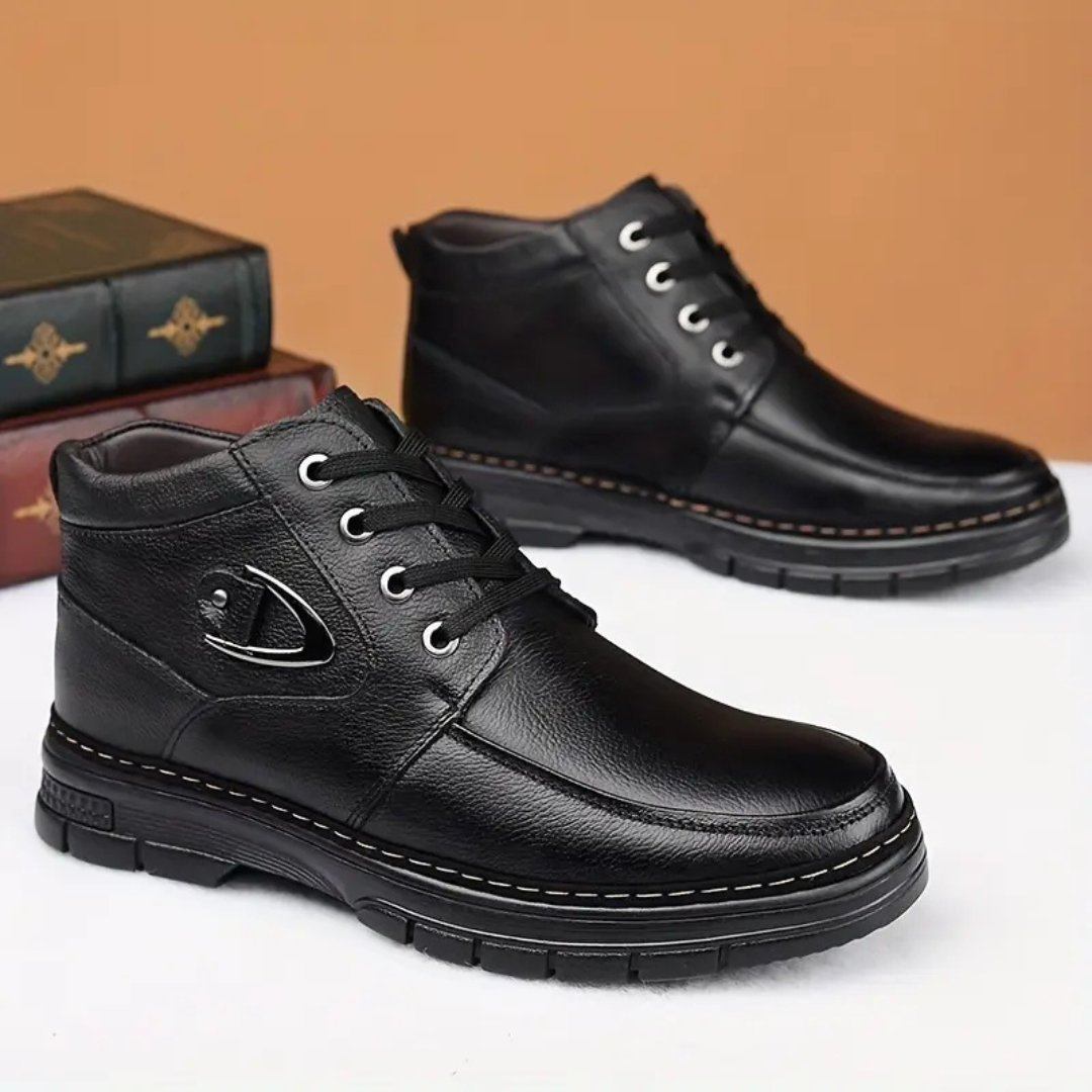 Amelia | Fleece Lined Leather Boots