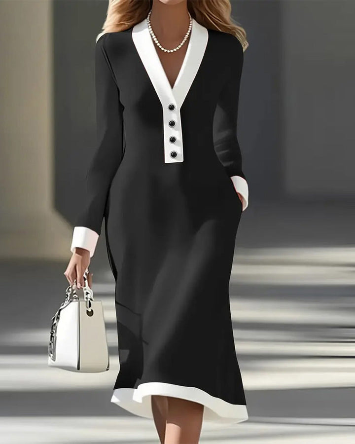 Dana | Stylish Long-Sleeve Dress