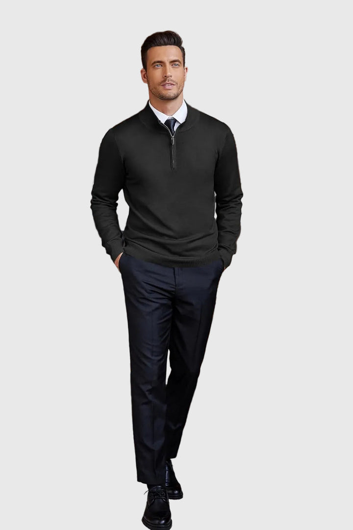 Adrian | Zip Neck Sweater
