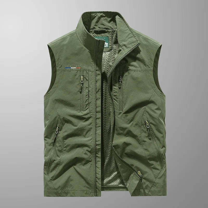 Jimmy | Multi-Pocket Breathable Utility Vest
