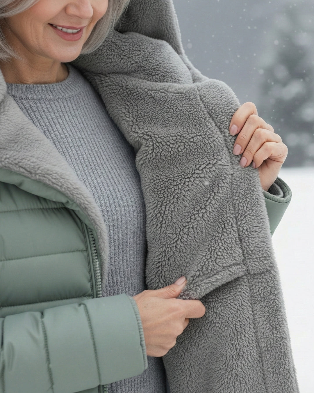 Eveloise | Fleece Lined Puffer Coat