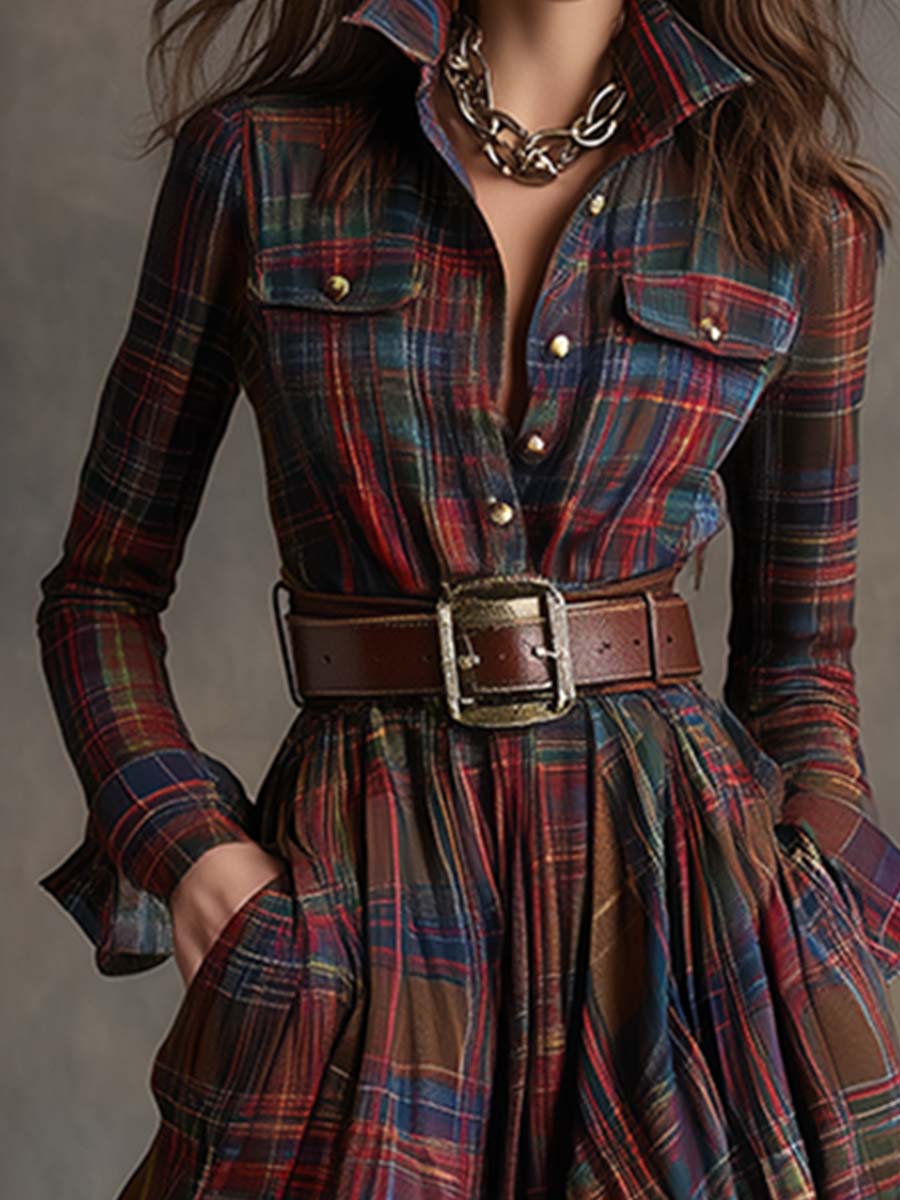 LAURA | Classic Button-Up Shirt Dress