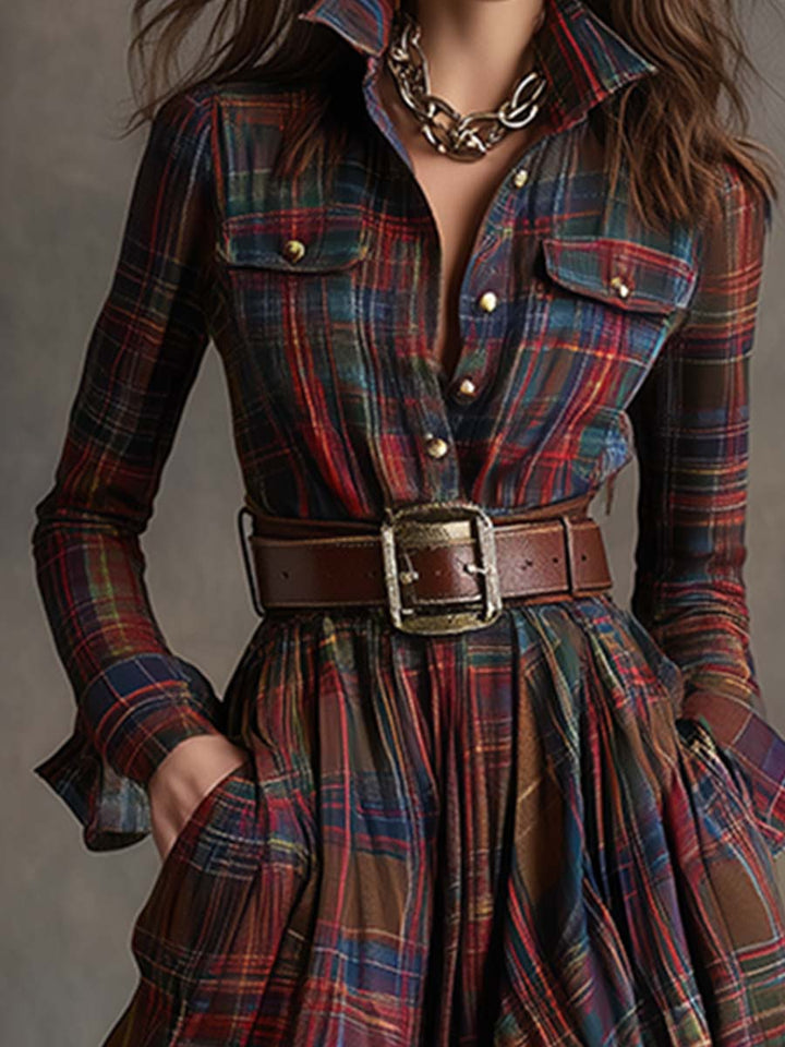 LAURA | Classic Button-Up Shirt Dress
