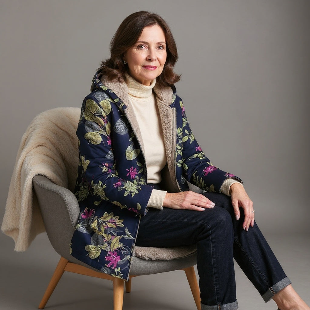 Emery™ | Floral Fleece Jacket
