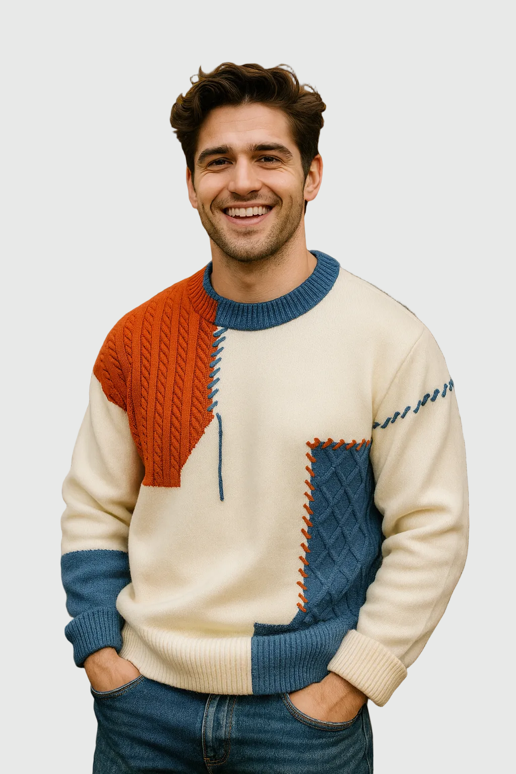 Victor | Arty Patch Sweater