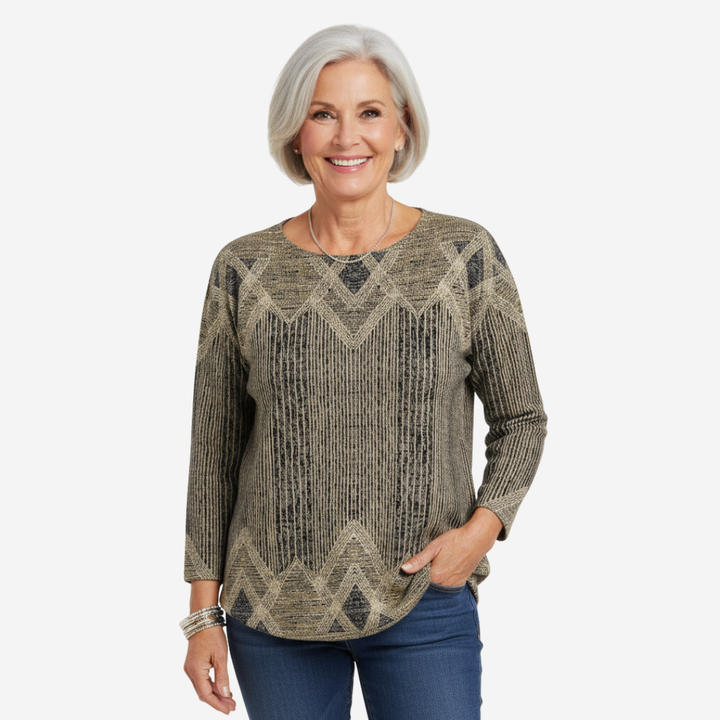 Jasmin - Vintage Striped Sweater