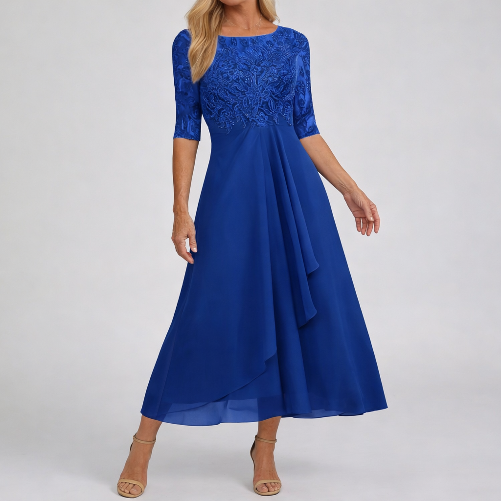 Zaria™ Sculpting Maxi Dress – Flattering Fit & Elegant Flow