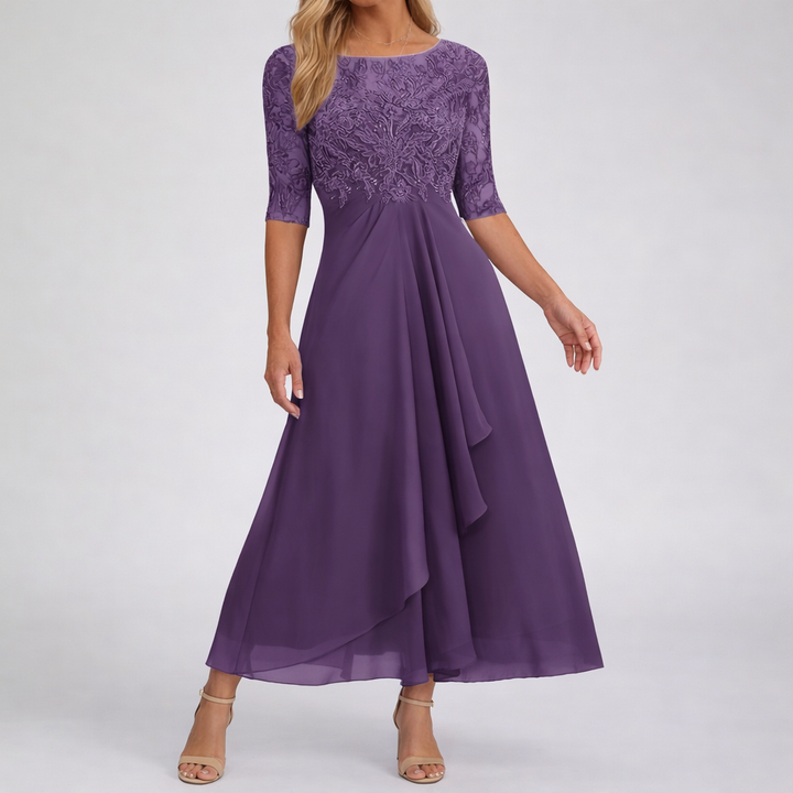 Zaria™ Sculpting Maxi Dress – Flattering Fit & Elegant Flow