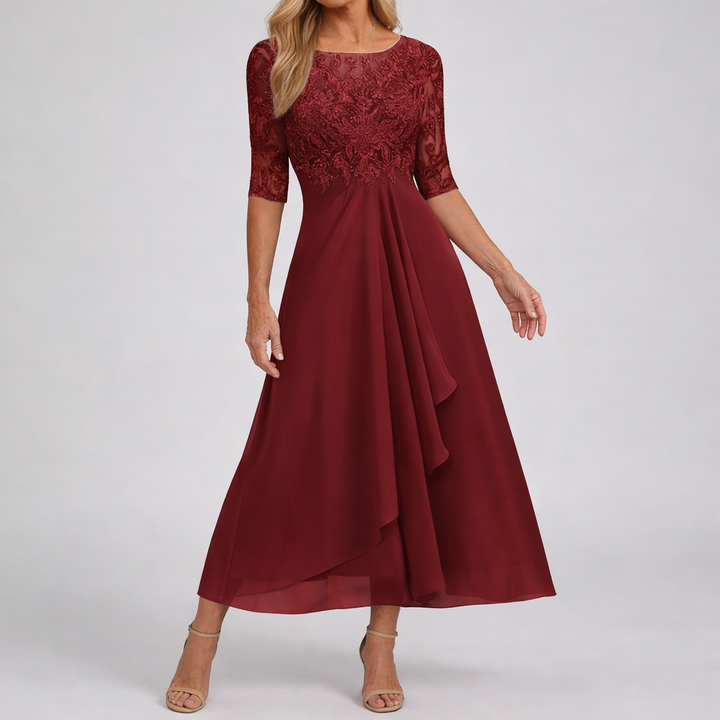 Zaria™ Sculpting Maxi Dress – Flattering Fit & Elegant Flow