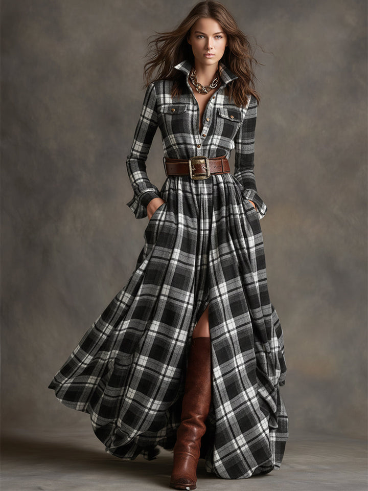 LAURA | Classic Button-Up Shirt Dress