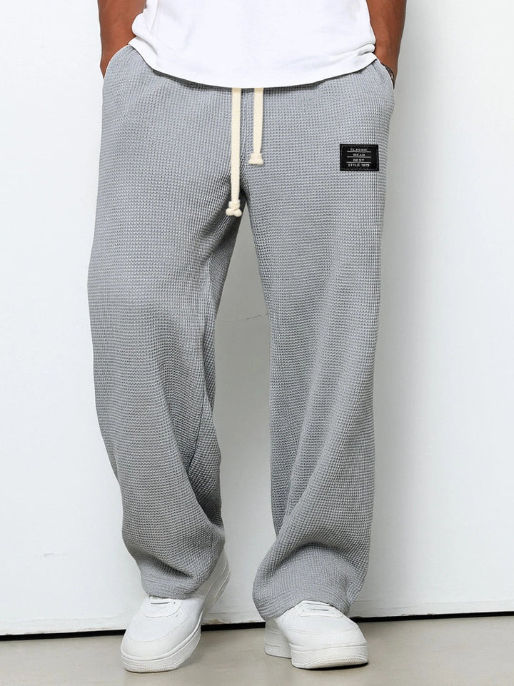 Casual Men's Leisure Pants with Adjustable Waistband