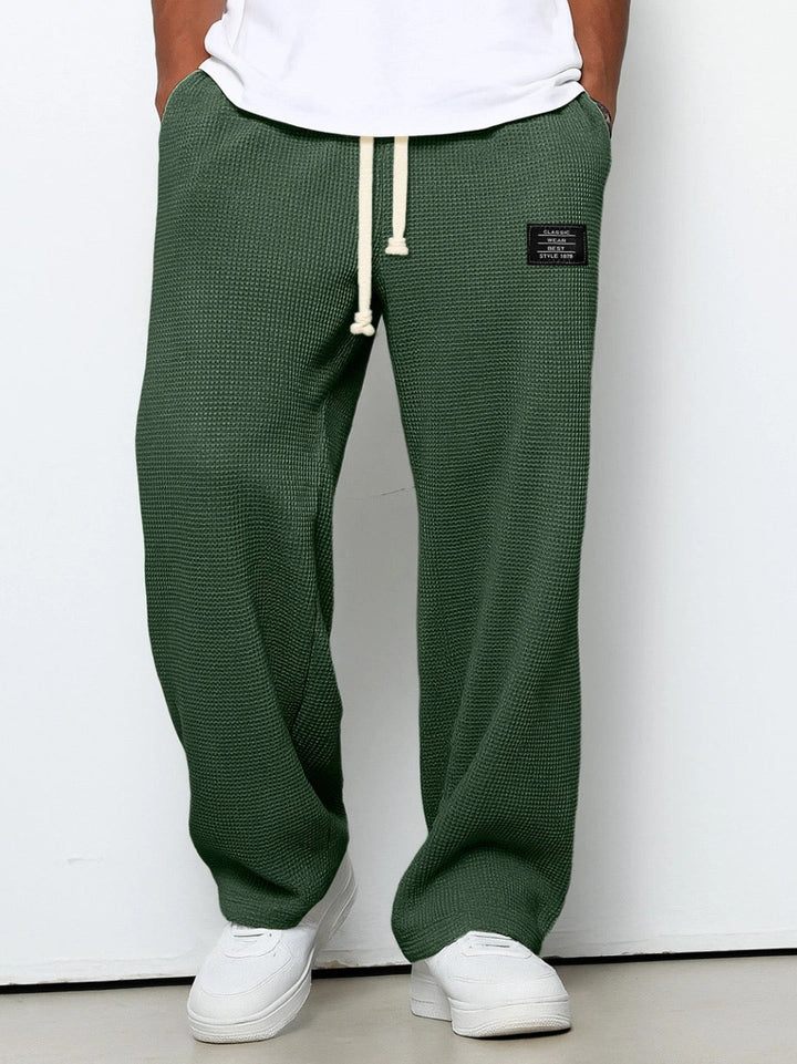 Casual Men's Leisure Pants with Adjustable Waistband