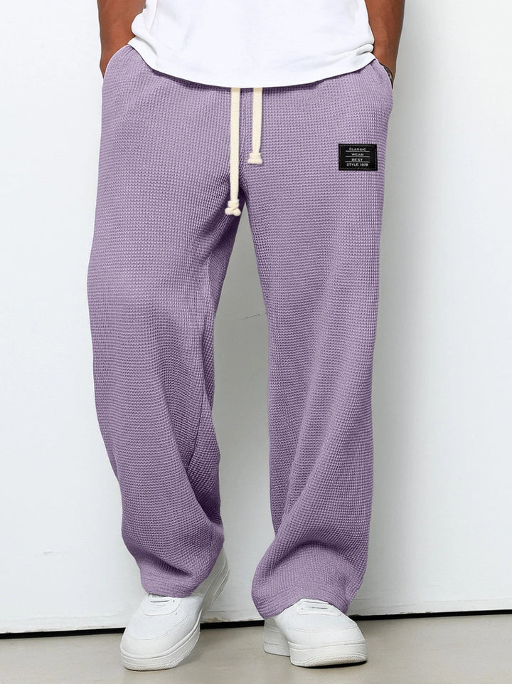 Casual Men's Leisure Pants with Adjustable Waistband