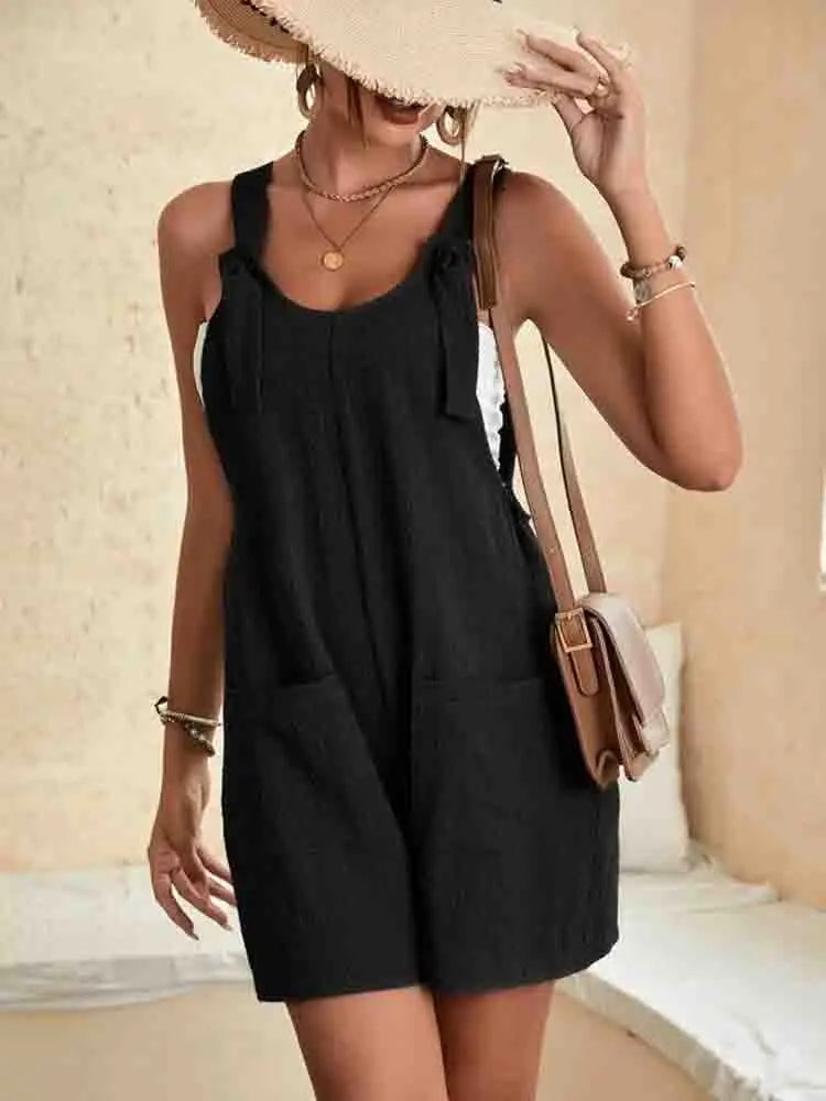 Tina | Lightweight Linen Summer Romper
