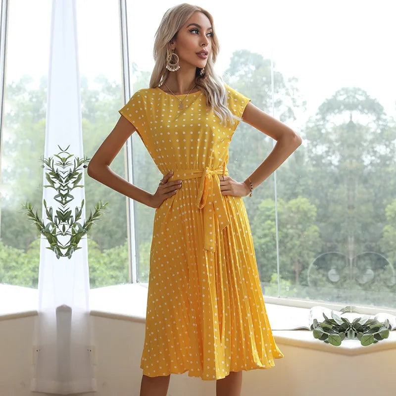 Charlotte | Pleated Charm Dress