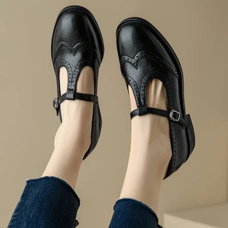 Ellie - Elegant T-Strap Mary Janes
