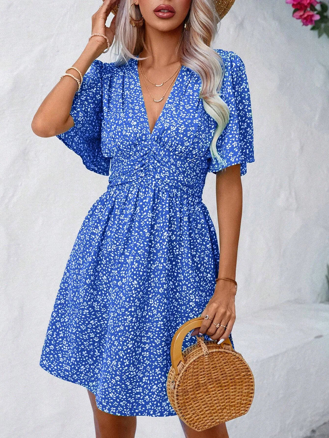 Blakely | Floral Grace Mini Dress