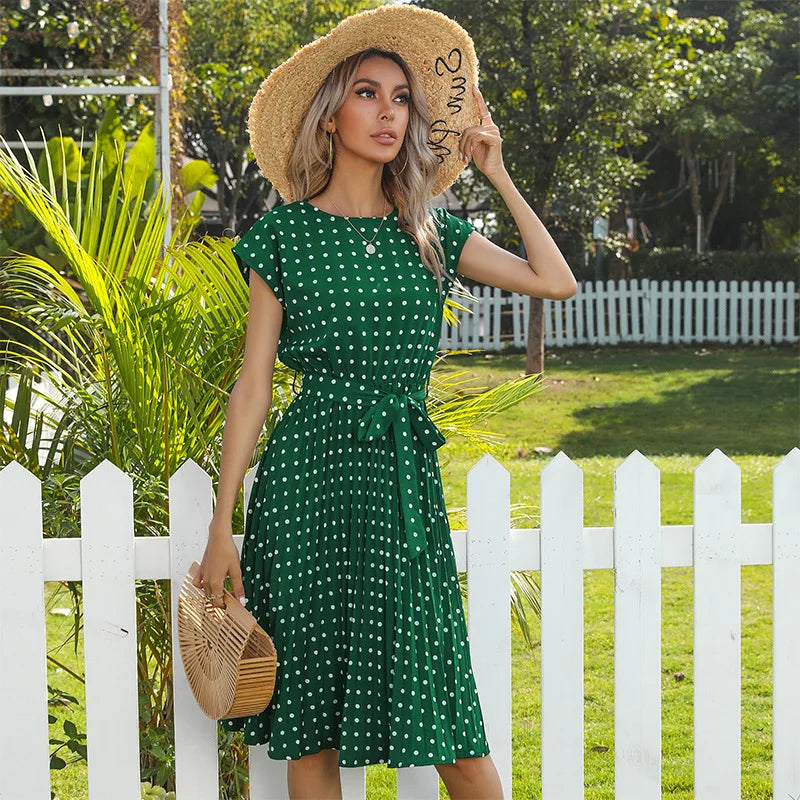Charlotte | Pleated Charm Dress