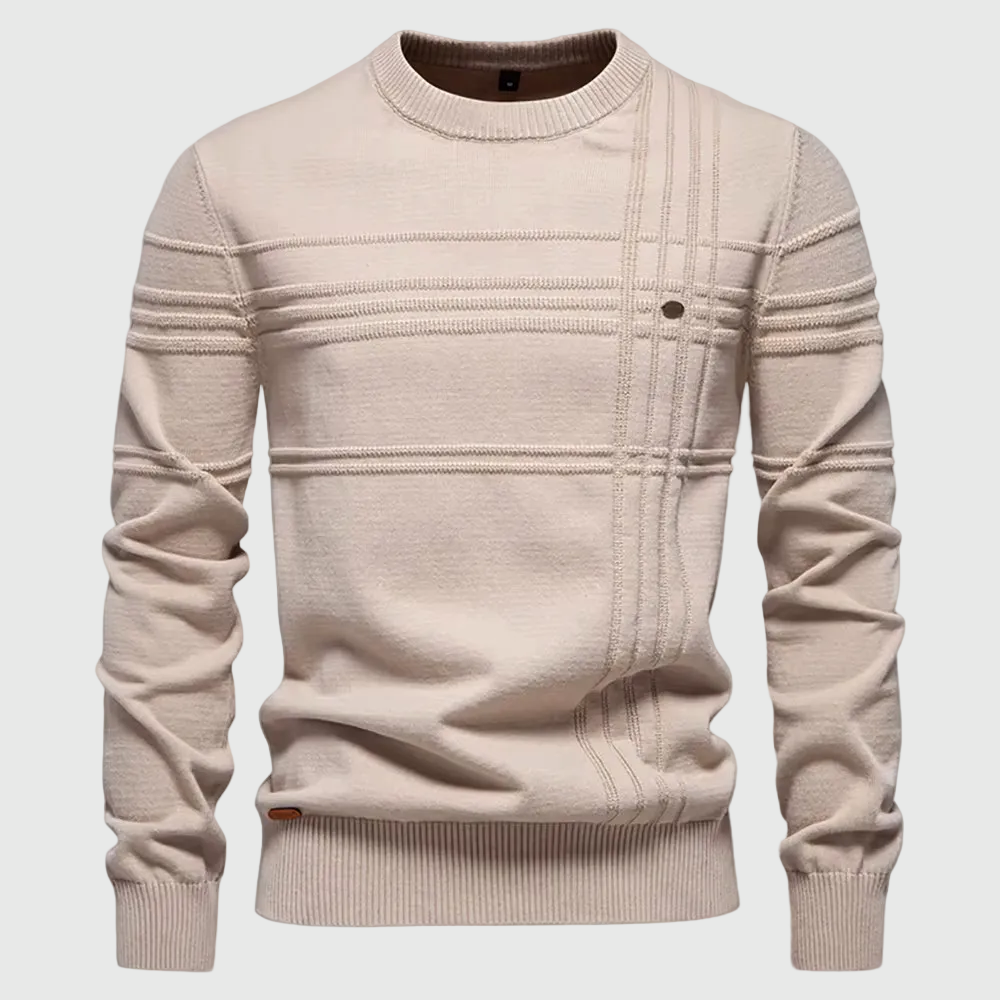 Marcos | Plaid Cotton Sweater
