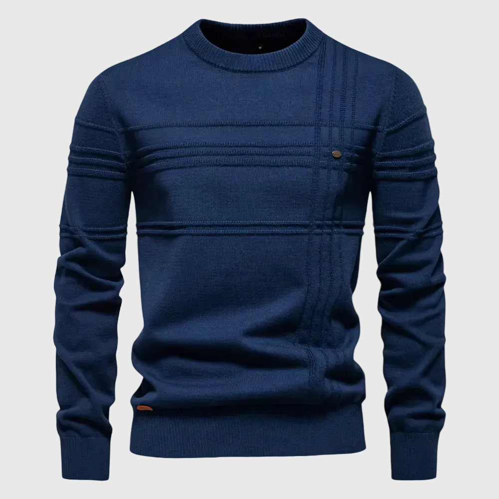 Marcos | Plaid Cotton Sweater