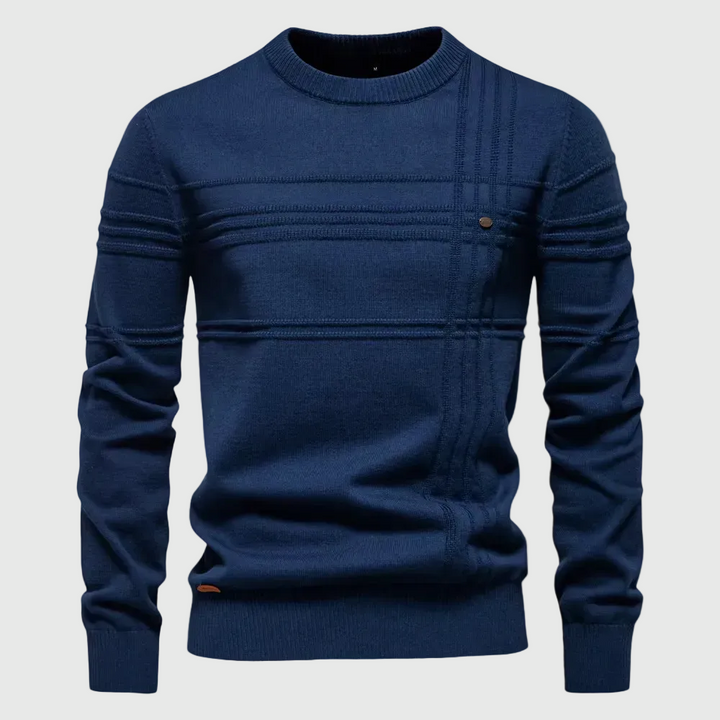 Marcos | Plaid Cotton Sweater