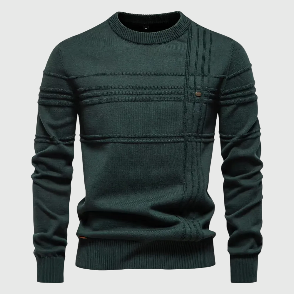 Marcos | Plaid Cotton Sweater