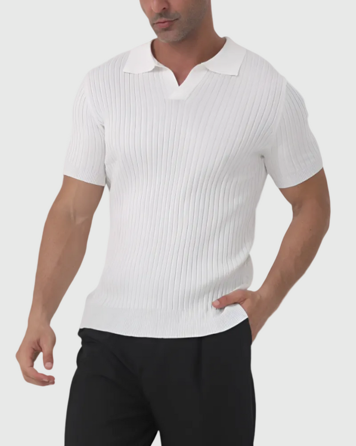 Jaén | Textured Cotton Polo