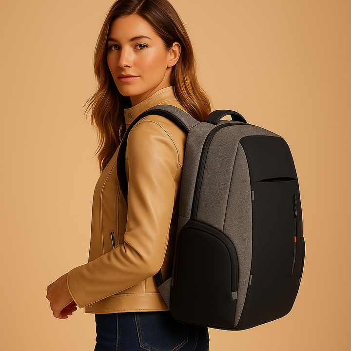 Anti-theft laptop backpack with USB charging for men | Logan