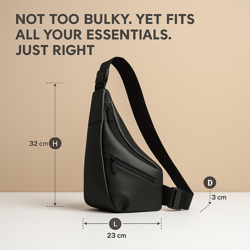 Anti-theft sling travel bag | Carson