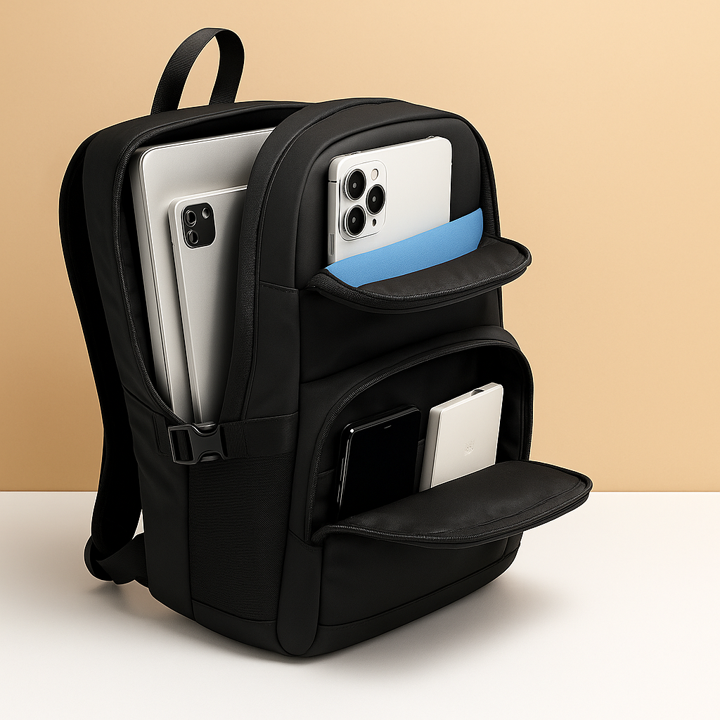 Anti-theft tech crossbody bag with RFID protection | Tristan