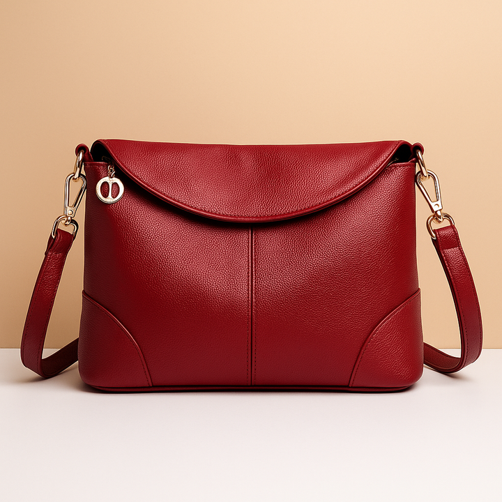 Anti-theft vegan leather crossbody bag for women | Amelia