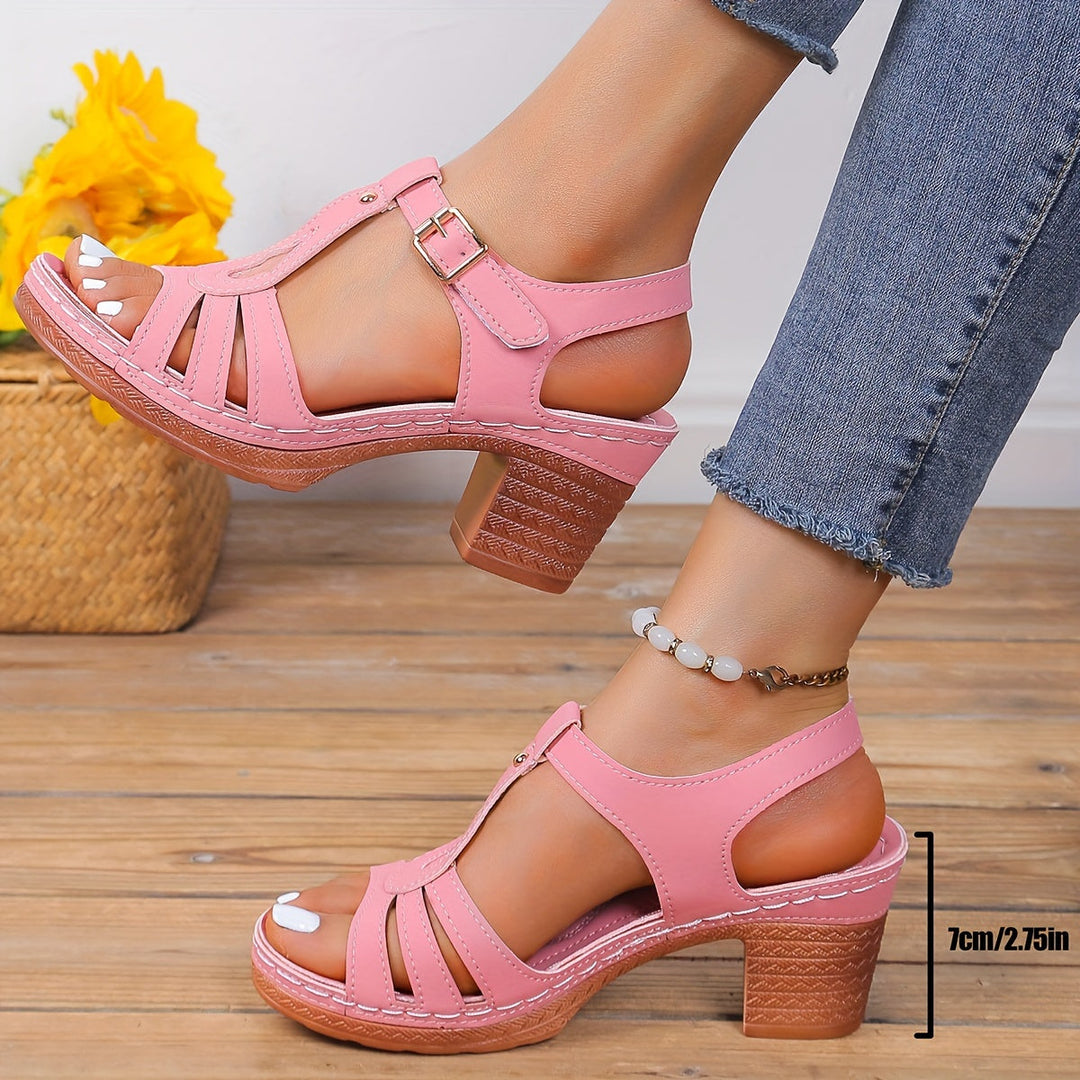Classic Buckle Sandals