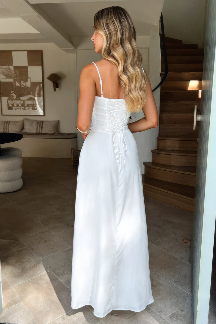 Camille | Women's Sleeveless A-Line Maxi Dress
