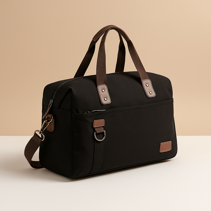 Canvas commuter shoulder bag | Nathan
