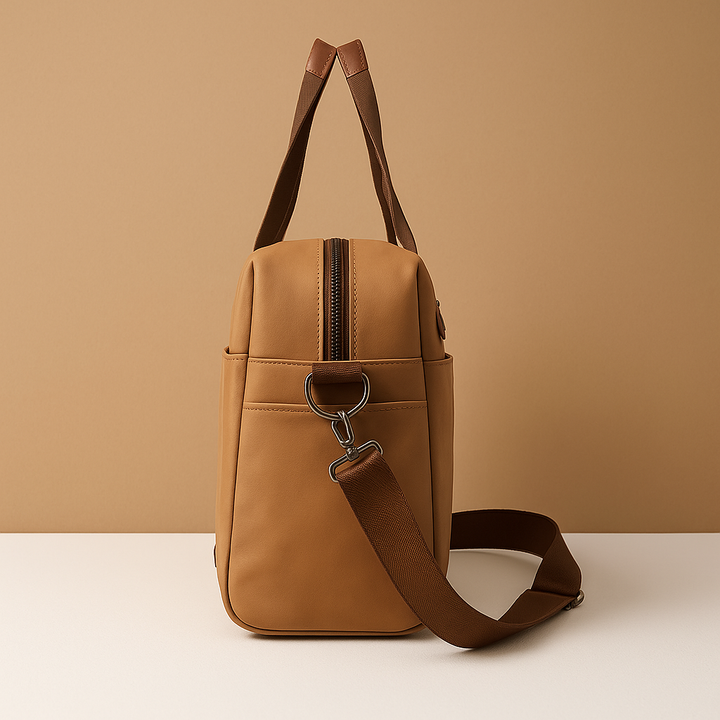 Canvas commuter shoulder bag | Nathan