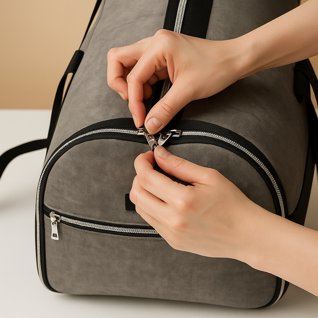 Convertible suit and duffle bag | Marcus