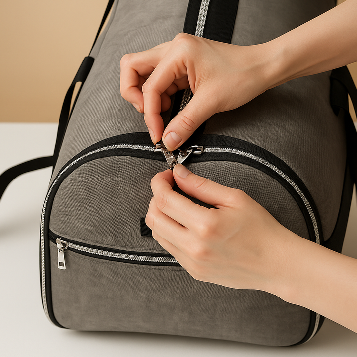 Convertible suit and duffle bag | Marcus