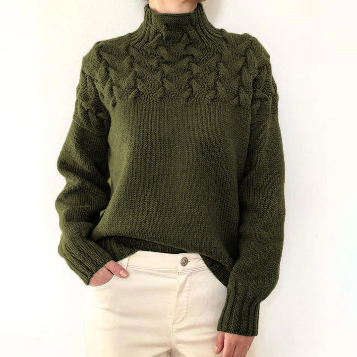 Hailey | Cozy Turtleneck Knit Sweater